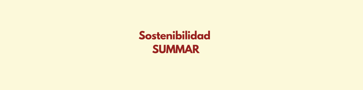Sostenibilidad SUMMAR- Plantilla