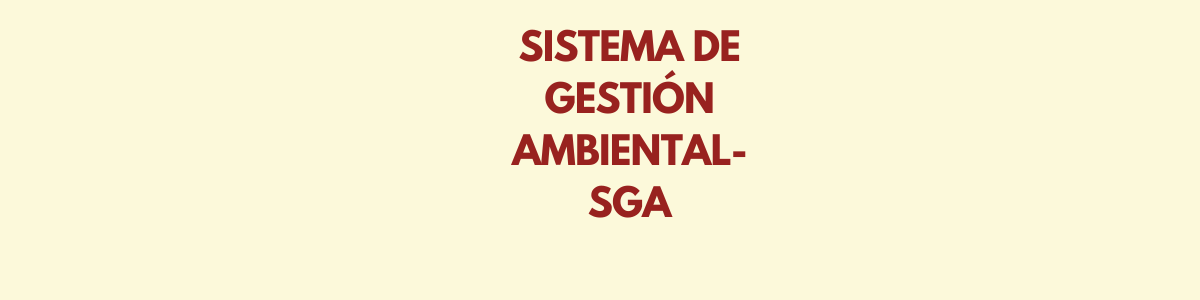 Sistema de Gestión Ambiental- Mayo 2025